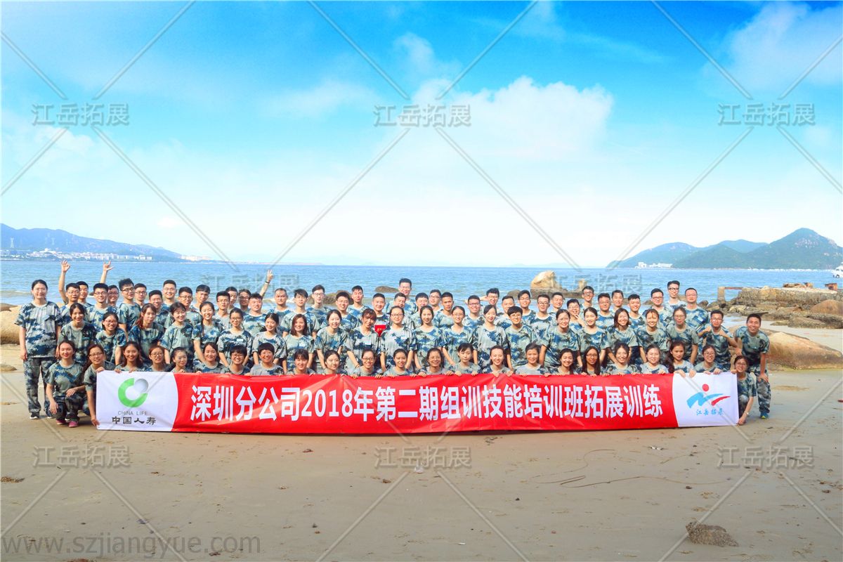 中国人寿第二期组训技能培训班拓展训练