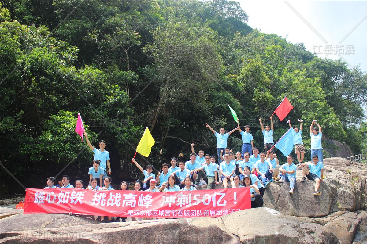星河东部区域营销客服团队首届团建活动