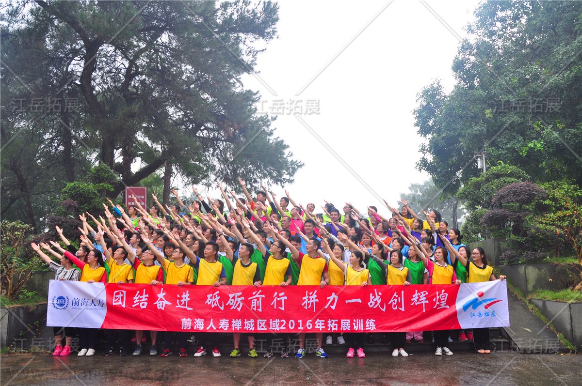 前海人寿禅城区域拓展训练